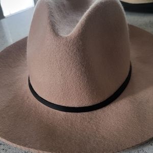 Felt fedora rose hat